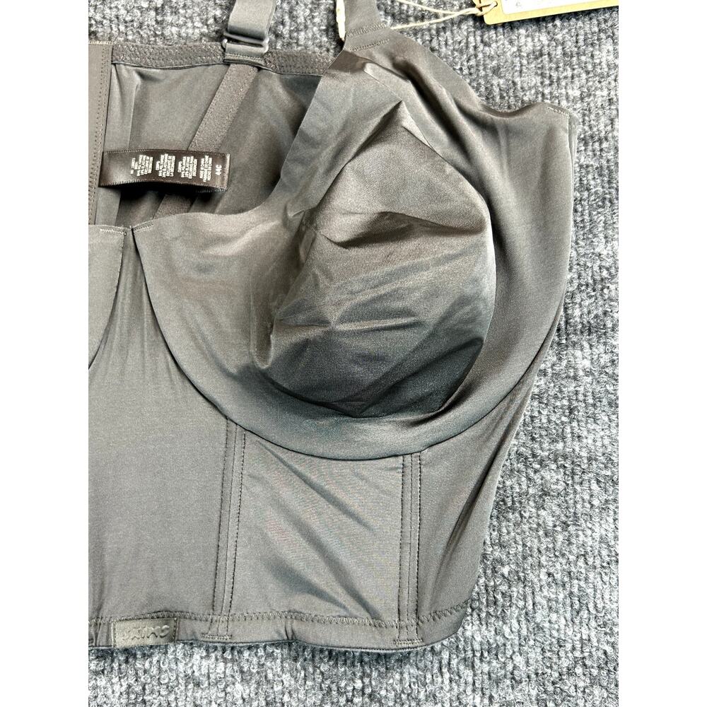 SKIMS Corset Bra Collection Demi Bra Gray Chalk 42C Shapewear Support NWT - Picture 5 of 8